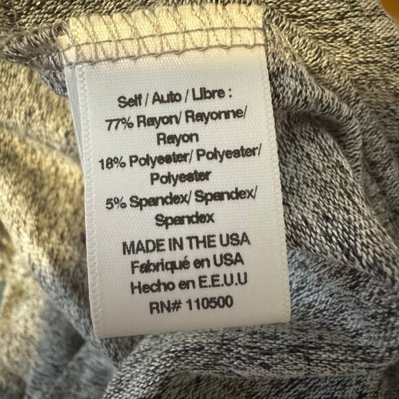 Laila Jayde Heather Gray Knit Drawstring Jogger Pants NWT Women Size Medium - Picture 8 of 10